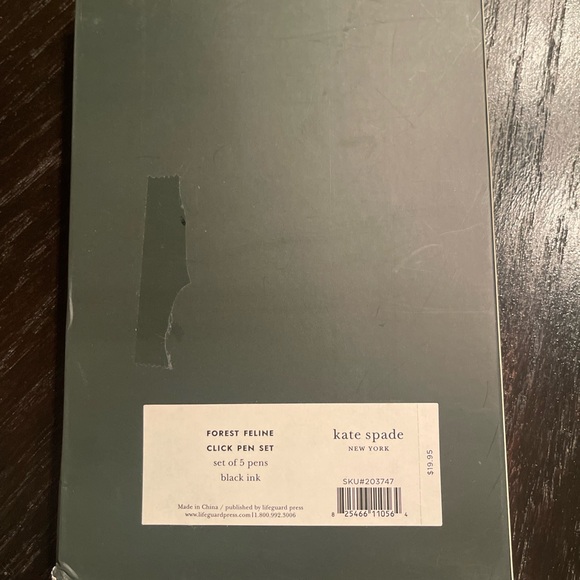 Kate Spade Forest Feline Pen Set - Picture 3 of 4